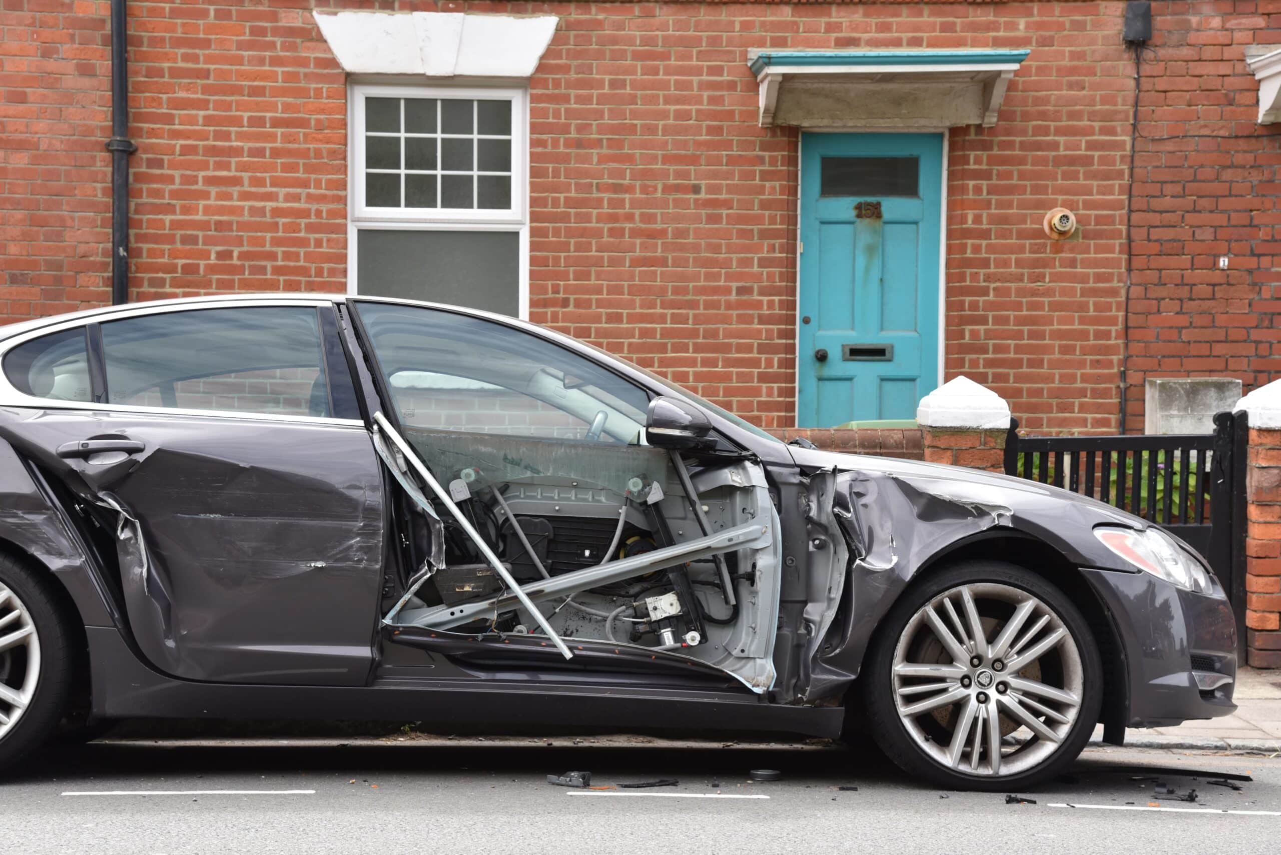 car accident sideswipe 
